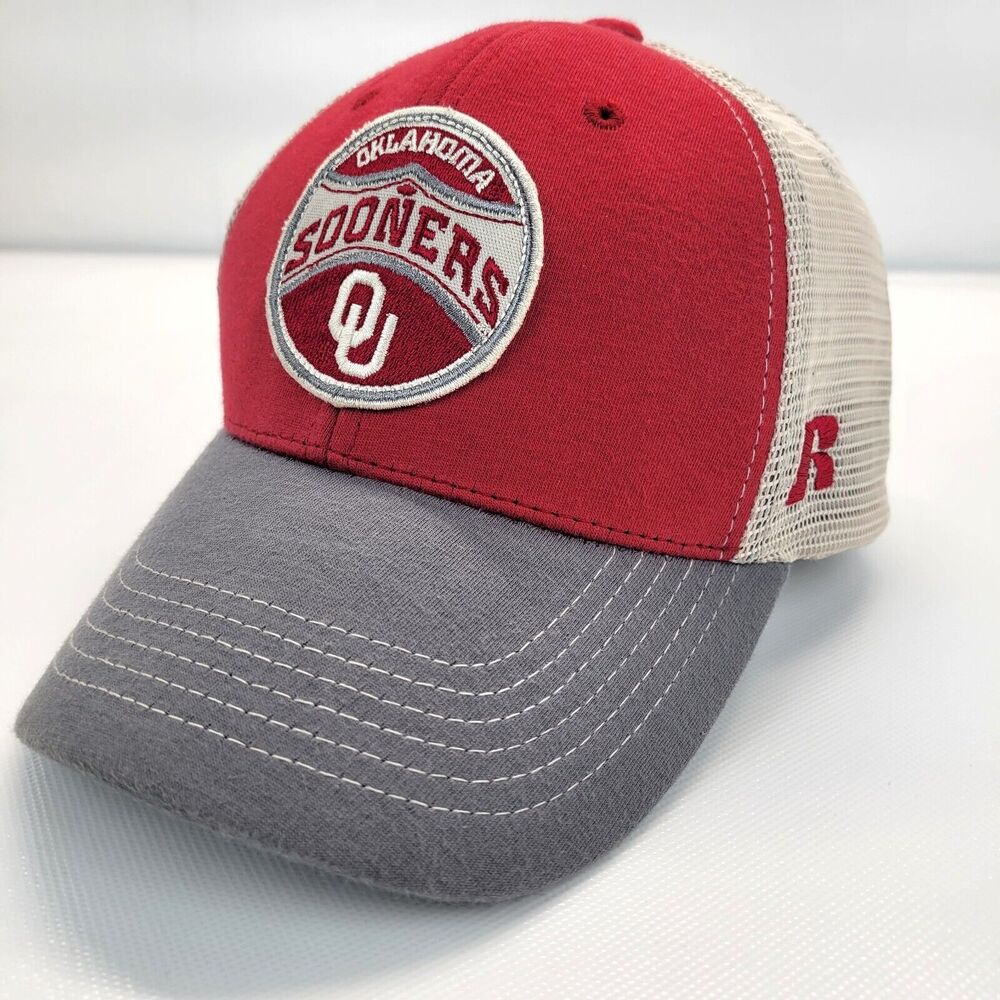 University of Oklahoma OU Sooners Snapback Mesh Hat Cap Russell New without Tags